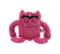 JIIENO Simpatico mostro peluche 15 cm, il mio piccolo mostro emozionante bambola dei cartoni animati di colore mostro morbido peluche per regali di Natale di compleanno (rosa)