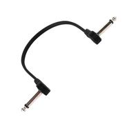 Jiimhte Cavi Patch per Chitarra | Cavo da 15 cm per Pedaliera Chitarra - Cavo Effetti Angolato da 6,3 mm per Lezione Scuola Palco | Regolazione Strumento