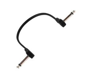 Jiimhte Cavi Patch per Chitarra | Cavo da 15 cm per Pedaliera Chitarra - Cavo Effetti Angolato da 6,3 mm per Lezione Scuola Palco | Regolazione Strumento
