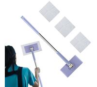 Jiimhte portatile, compatto | Asciugamani per il viso compatibili con scopa per pavimenti, lunghezza 70 cm, per la pulizia della casa, cucina, appartamento