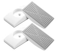 Jiimhte Protettore muro del gate per bambini, tazza da parete del gate per bambini,Paraurti a parete montati 4x | Kit di casa per la casa per bambini Protettore di sicurezza Anti-slip per scale,