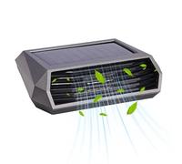 Jiimhte Purificatore d'aria per auto a energia solare, purificatore d'aria con, ricarica USB, purificatore d'aria che rimuove gli odori e funziona silenziosamente, purificatore