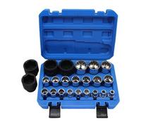 Jiimhte Set di 21 chiavi a antiscivolo, per officina, garage, elettrico, casa, marina, industriale, meccanico, edilizia