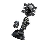 jiingekk 2 In 1 Supporto Del Telefono Dell'automobile Cruscotto Parabrezza Clip Mount Con Silicone Pad Rotabile Alluminio Per Dispositivi Mobili Supporto Auto Telefono