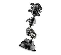 jiingekk 2 In 1 Supporto Del Telefono Dell'automobile Cruscotto Parabrezza Clip Mount Con Silicone Pad Rotabile Alluminio Per Dispositivi Mobili Supporto Auto Telefono
