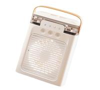 jiingekk 2. Ventola di raffreddamento portatile USB a 3 fori con funzione di umidificazione, 3 velocità regolabili, ventilatore compatto da scrivania per uso domestico e ufficio