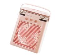 jiingekk 2. Ventola di raffreddamento portatile USB a 3 fori con funzione di umidificazione, 3 velocità regolabili, ventilatore compatto da scrivania per uso domestico e ufficio