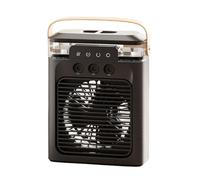 jiingekk 2. Ventola di raffreddamento portatile USB a 3 fori con funzione di umidificazione, 3 velocità regolabili, ventilatore compatto da scrivania per uso domestico e ufficio