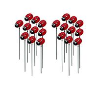 jiingekk 20pcs Indoor Outdoor Giardino Pali Decorazione Cortile Prati Pathway Ornamenti Vasi di Fiori Impermeabile Bastoni Cortile Per Segni