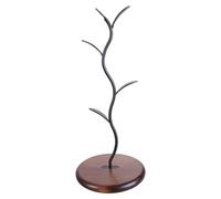 jiingekk Albero porta tazze portatile per cucina o tazza da caffè con design stabile e 4 ganci organizzazione domestica soluzione di archiviazione da banco albero tazza