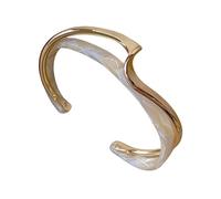 jiingekk Alla moda stili coreani piegare braccialetto del metallo con accento crostacei accessori moda donna per uso quotidiano coreano elegante