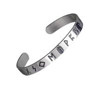 jiingekk Bracciale rigido in acciaio inox resistente ai graffi, vestibilità comoda, chiusura rapida, design aperto, aperto tutti i giorni, Misura unica, come descritto