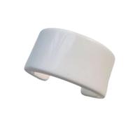 jiingekk Braccialetto in resina alla moda comodo da indossare disegni artistici unici per lo styling del guardaroba gioielli minimalisti alla moda, Misura unica, come descritto