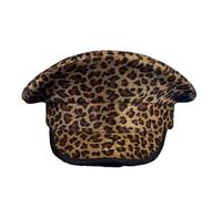 jiingekk Cappello leopardato Stampa Capitano Cappello Marinaio Per Musica Festival Danzatore Attore Comico Elegante Per Le Signore Cappelli Da Marinaio Adulto
