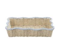 jiingekk Cesto portaoggetti in corda di carta riciclata traspirante intrecciato a mano Organizzatori decorativi per la decorazione domestica e l'esposizione delle piante Cestino portaoggetti