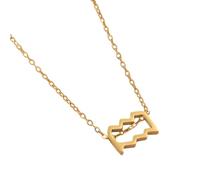 jiingekk Collana con ciondolo a forma di costellazioni creative, elegante, con 12 ciondoli, in acciaio leggero, idea regalo per le donne, Misura unica, come descritto, come descritto