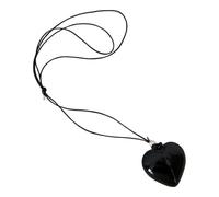 jiingekk Collana semplice ma unica con ciondolo a forma di cuore, semplice ed elegante, accessorio per il collo per ufficio e casa