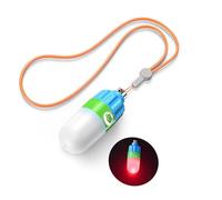jiingekk Compatti ARA Torcia Impermeabile Lampeggiante Beacon Diving Segnali Luce per Notte e Snorkeling Nylon Lanyard Light