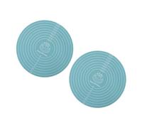 jiingekk Confezione da 2 tappetini da forno in silicone resistenti al calore, per pizza e pasticceria e decorazione di torte, accessori da forno portatili in silicone