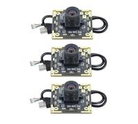 jiingekk Confezione da 3 moduli per fotocamera ad alta risoluzione da 2 MP, con ampio angolo di 100 gradi, USB 2.0 per autodarts segnare modulo fotocamera sviluppatore