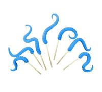 jiingekk Confezione da 7 paletti a forma di tentacolo di polpi, in resina, per interni ed esterni, giardino
