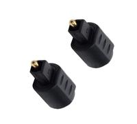 jiingekk Convertitori digitali Toslink maschio a femmina da 3,5 mm adattatore ottico per Claritys Superiore 1pc/2pcs Toslink a