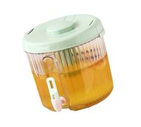 jiingekk Dispenser per bevande a prova di perdite con rubinetto, contenitore per bevande ghiacciate di grande capacità per frigorifero e distributore di bevande all'aperto