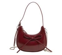 jiingekk Fiocchi dolci borsa ascellare per le donne borsa a tracolla elegante spalla signore trendy pendolarismo semplice ascella donna spalla alla moda semplice ascellare borsa archi dolci Crossbody