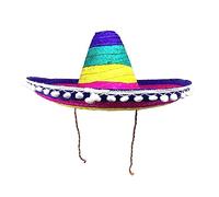 jiingekk Mexicans Sombrero Cappelli a tesa larga Cappello di paglia Sunproof Photoshooting Puntelli Cappello Adulto Unisex Top Hat Carnevale Costume di paglia Protezione solare