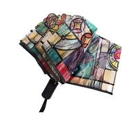 jiingekk Ombrello di Vetro Trasparenza Bolla Trasparente Automatico Sunnys Antivento Decorazione di Nozze Bastone Ombrelli Per La Pioggia Donne Antivento, U trasparente manuale, Taglia unica