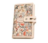 jiingekk Porta carte in PVC per le donne 20 slot design portatile impermeabile soluzione di archiviazione ufficio pendolari Companion Custodia in PVC con chiusura a cerniera, Nominatori di mezza