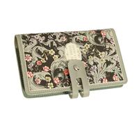 jiingekk Porta carte in PVC per le donne 20 slot design portatile impermeabile soluzione di archiviazione ufficio pendolari Companion Custodia in PVC con chiusura a cerniera, C, Taglia unica