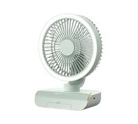 jiingekk Pratico piccolo ventilatore da tavolo comodo montabile a parete piccolo raffreddamento ad aria ricaricabile adatto per ventilatore da tavolo domestico con batteria ricaricabile USB
