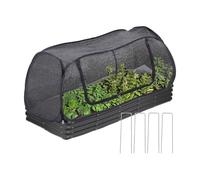 jiingekk Riparo per piante con telaio in acciaio e rete resistente agli strappi per la sicurezza delle verdure e la crescita di contenitori, in poliestere riciclabile, facile da sistemare dietro le