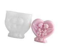 jiingekk Set di stampi in silicone resistenti al calore, design a rilascio rapido, adatto per sculture creative di cere e stampaggio di cioccolato, nessuno stampo in silicone per la produzione di