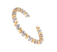 jiingekk Spring Coil - Bracciale rigido da donna, regolabile, in acciaio inox, minimalista, per anniversario, design a spirale, Misura unica, come descritto