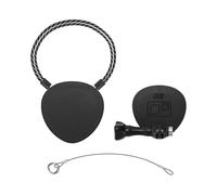 jiingekk Supporto da collo per telecamere Action 5pro POV di rotazione regolabile a 360 gradi con 8 forti magneti supporto per collo fotocamera