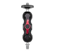 jiingekk Testa a sfera Morsetto Clip 1/4 "Filettatura Mount Morsetto Testa Braccio Per DSLR Camera Monitor LED Microfono DSLR Camera Monitor Mount