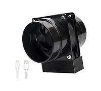 jiingekk Ventilatore portatile a doppia ventilazione, 3 impostazioni di velocità, per saldatura e estrazione fumi e doppio circolatore d'aria portatile