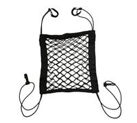 JIIYP Elastica Bagagliaio Auto Organizer per Interni Auto Nero Portaoggetti per Schienale del Sedile Borsa A Rete Elastica tra Tasca Portabagagli 30 * 23 Cm