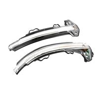 JIIYP indicatori LED dinamici 2 Pz Per A4 B9 Per Quattro 2017 Up Luci Specchietti Laterali Indicatore Lampeggiante Lampeggiatore Dinamico LED Indicatori Di Direzione(Yellow-Crystal)