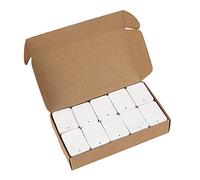 JijAcraft, etichette regalo bianche per lavori artigianali, mini etichette rettangolari, 3,5 x 5 cm, confezione da 1000 pezzi
