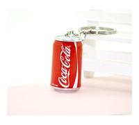 JIJIBA Simulazione Lattine Bevande Portachiavi Bambola in Resina Coppia Portachiavi Uomini Donna Borsa Pendente Bambini Bella Mini Drink Bottiglia Portachiavi