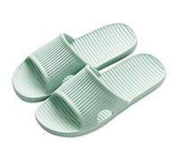 JIJIe Ciabatta da doccia, bagno o uso interno, antiscivolo （Verde EU 36/37