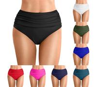 JiJiRuDU Costume da Bagno Donna Vita Alta,Mutande Mestruali Donna,Slip del Bikini del Periodo,Costumi Assorbenti per Ciclo Donne Mare,Pantaloncini Donne Curvy,Swimsuit,Costume Contenitivo