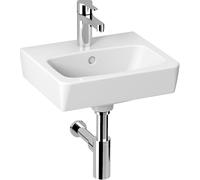 Jika Lyra Plus lavabo 40x34 cm rettangolare a parete bianco lucida H8153800001041