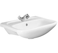 Jika Lyra Plus lavabo 53x42 cm ovale da mobile bianco H8143610001041