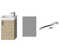 Jika Petit lavabo con armadietto e specchio 38.6 cm frassino H45J5141755141