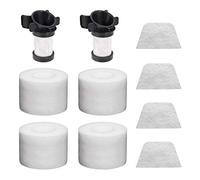 Jiklophg 2 filtri HEPA, 4 filtri in schiuma e 4 kit di filtri in feltro per ION Flex DuoClean, IF100 IF200