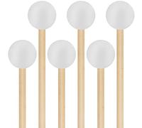 Jiklophg Marimba Mallet - Set di 6 tamburi in xilofono, per campane, colore: Bianco